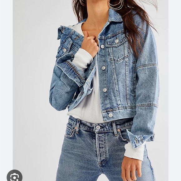 Free people denim jacket - Picture 1 of 1